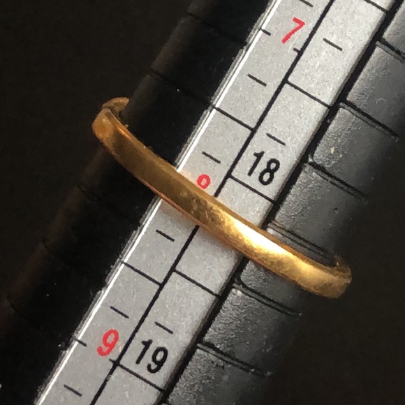 Vintage 18K gold plated ring - Picture 5 of 5